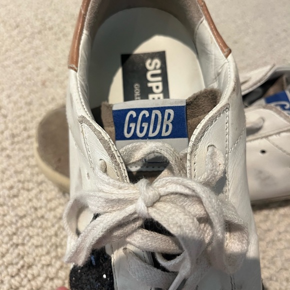 Golden Goose White and Black Sneakers - Picture 5 of 5